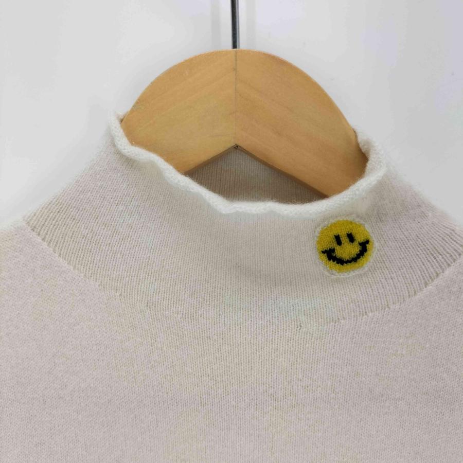 Granyage(グランヤージュ) カシミヤ100 スマイルハイネックニット  