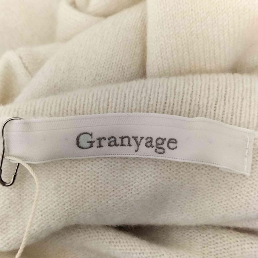 Granyage(グランヤージュ) カシミヤ100 スマイルハイネックニット  