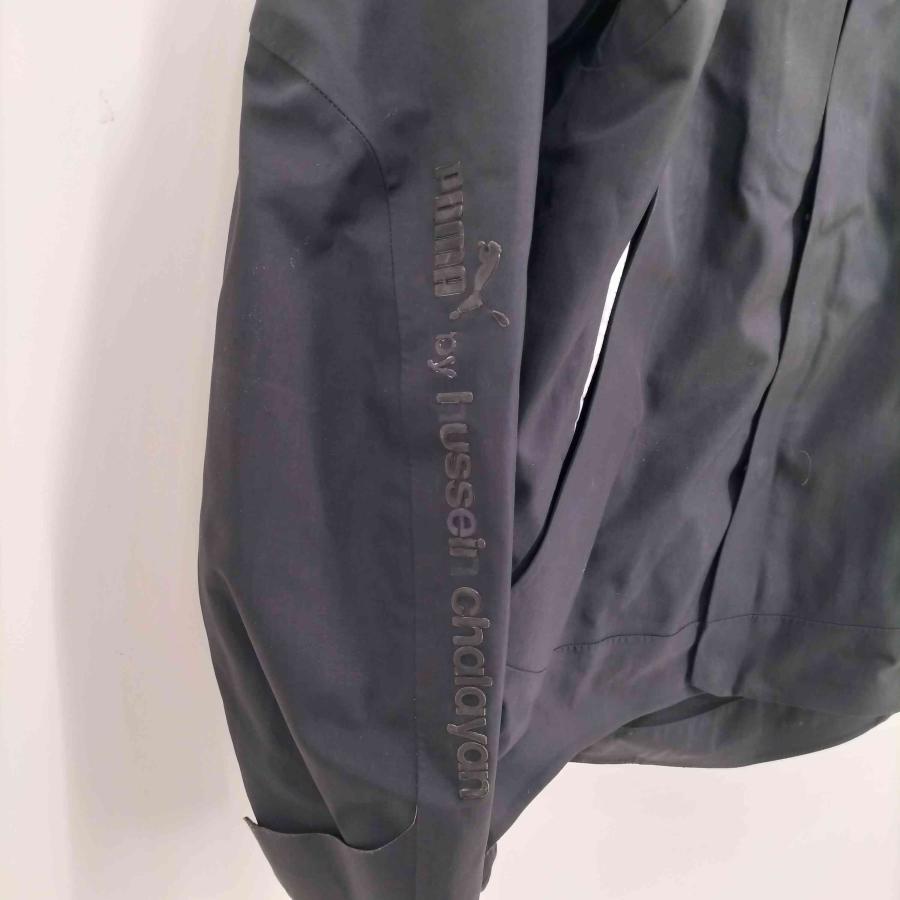 新品hussein chalayan ×プーマブラックナイロンジャケット　S add(C)vintage】