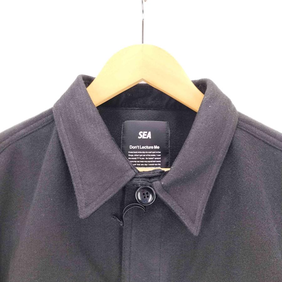 ウィンダンシー CPO ジャケット Lサイズ ブラック 黒 WIND AND SEA（ウィンダンシー） CPO Shirt Jacket メンズ import：L