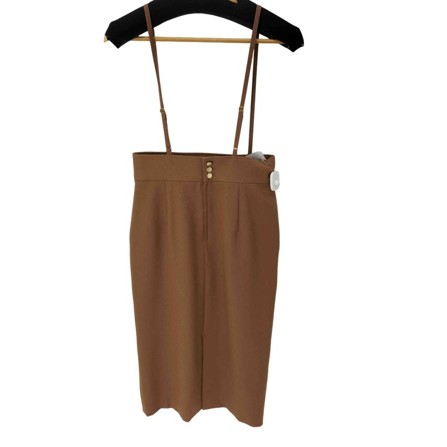 allureville(アルアバイル) ポリエステルツイルサロペットスカート  