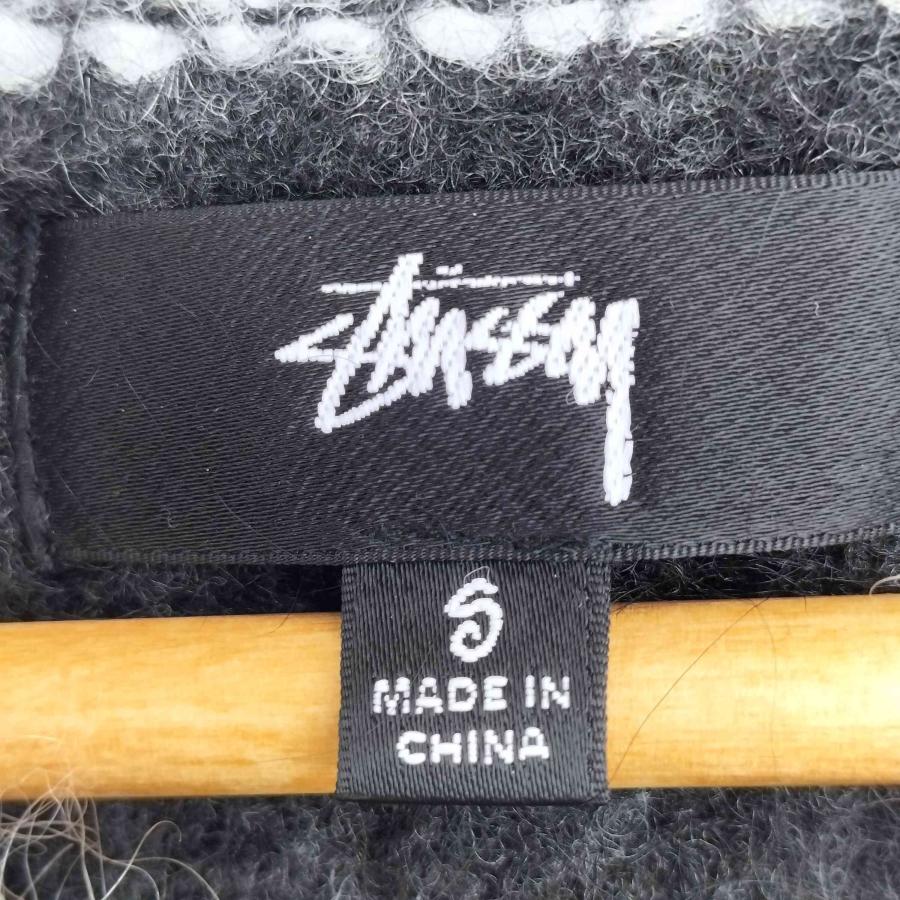 Stussy(ステューシー) 23AW MOHAIR TENNIS SWEATER メンズ import：S 【中古】【ブランド古着バズストア】 STUSSY（ステューシー） 23AW MOHAIR TENNIS SWEATER メンズ import