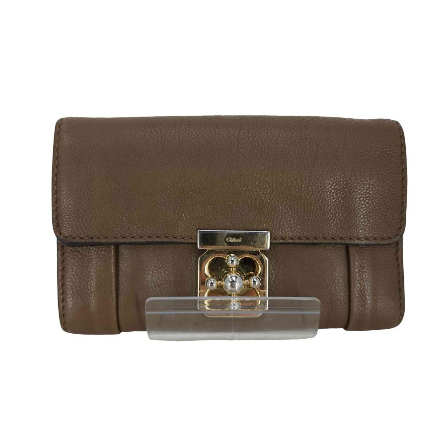 Chloe（クロエ） エルシー ターンロック レザーウォレット レディース