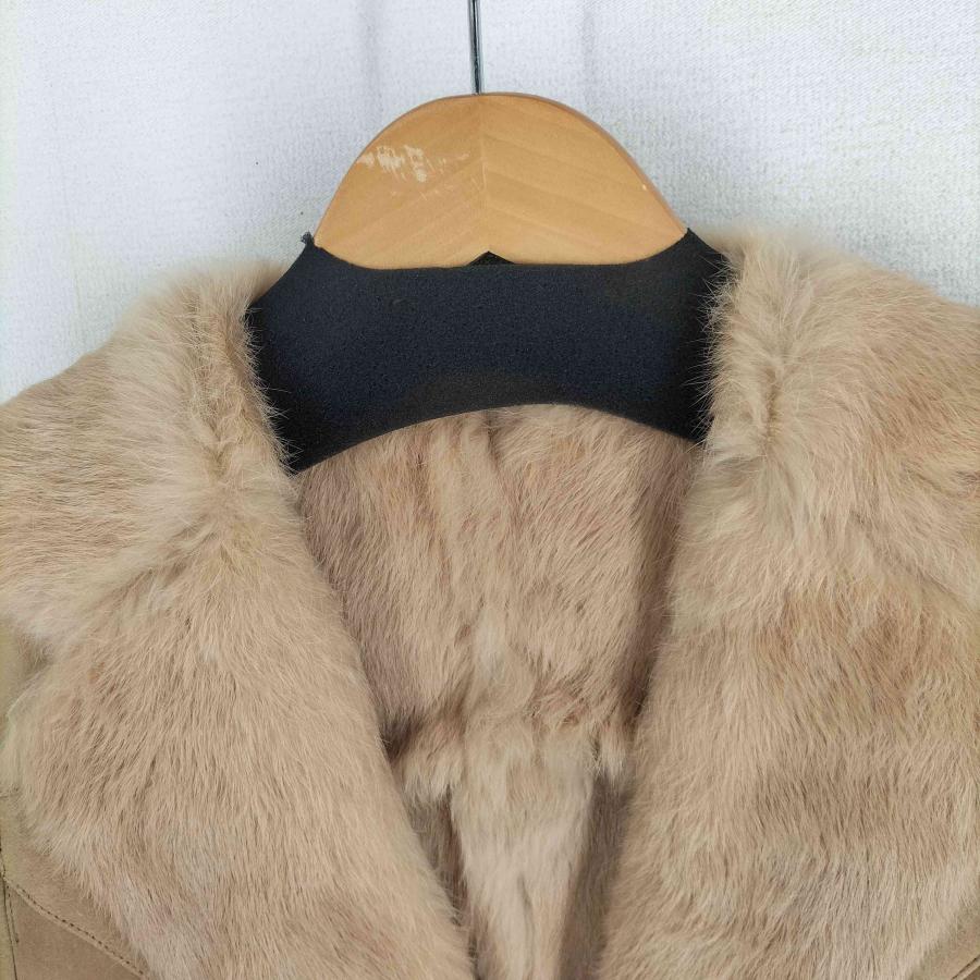 courreges クレージュ ラビットファーコート