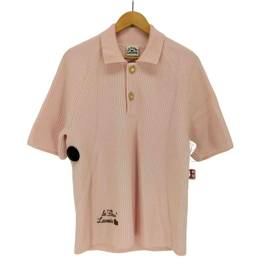LACOSTE LE FLEUR アルパカウールニットポロシャツ import 