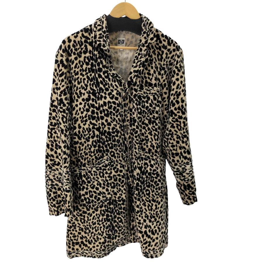 AiE AiE(エーアイイー) animal pattern velvet コート レオパード 