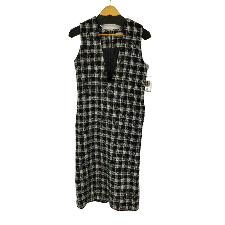 Demi-Luxe BEAMS BEAMS(デミルクスビームス) チェックツイード Vネック  