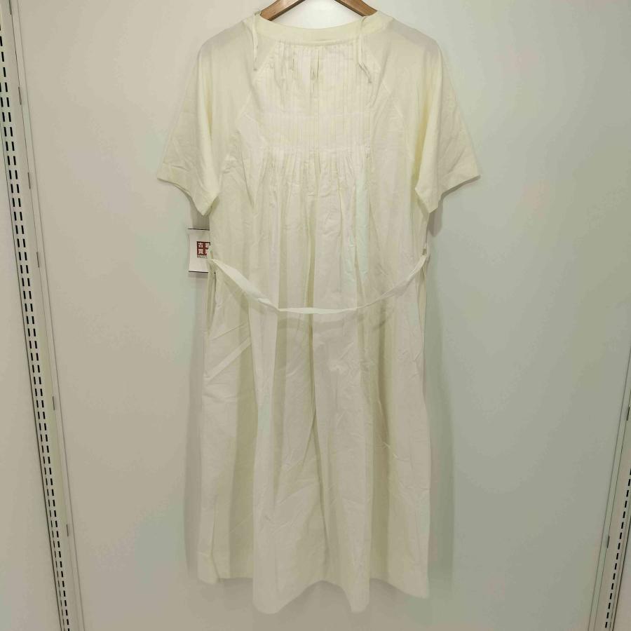 COS(コス) バックプリーツ コットン切替 フレア S/S ワンピース 