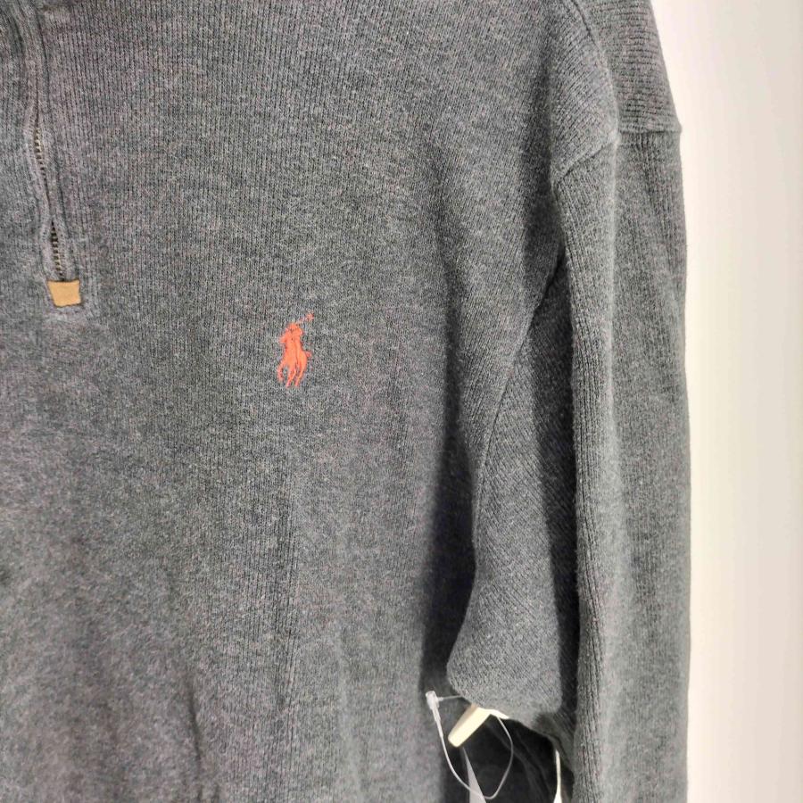 Polo by RALPH LAUREN(ポロバイラルフローレン) 90S スモールポニー刺繍 ハーフジップスウェット メンズ JPN：XL 【中古】【ブランド古着バズストア】 Polo by RALPH LAUREN(ポロバイラルフローレン) 90S ポニー 刺繍