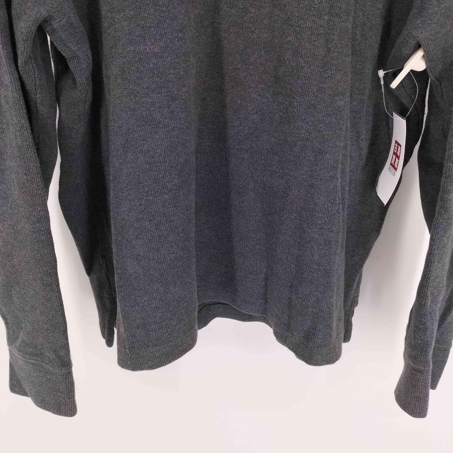 90s　ポロバイラルフローレン　ハーフジップ　スウェット　ポニー刺繍　革ジップ Polo by RALPH LAUREN(ポロバイラルフローレン) 90S ポニー 刺繍