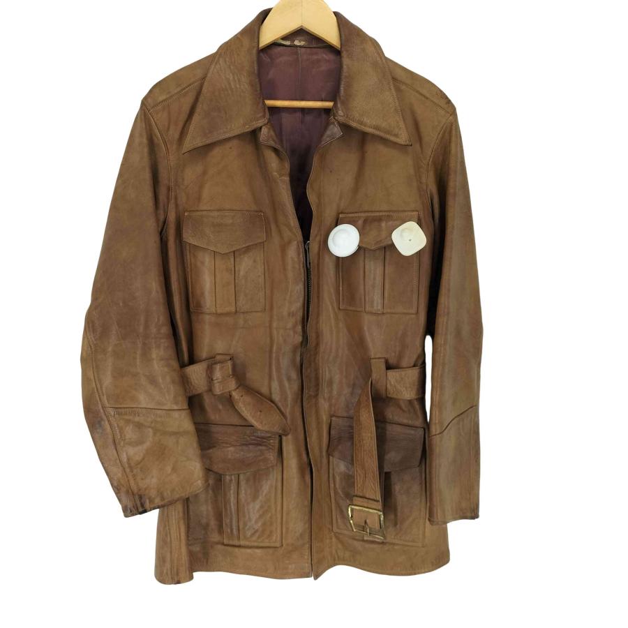 USED古着(ユーズドフルギ) 70s IDEALジップ レザーコート レディース  