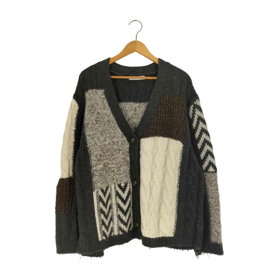 ZARA ZARA(ザラ) パッチワーク ニット カーディガン レディース ZARA ZARA(ザラ) パッチワーク ニット カーディガン レディース