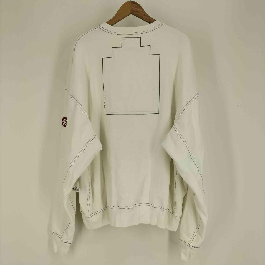 C.E C.E(シーイー) 24AW WASHED WHITE TEMPLE CREW NECK C.E C.E(シーイー) 24AW WASHED WHITE TEMPLE CREW NECK