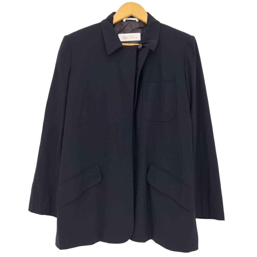 Max Mara MAX MARA(マックスマーラ) 白タグ FLOWOOL ボタンレス 