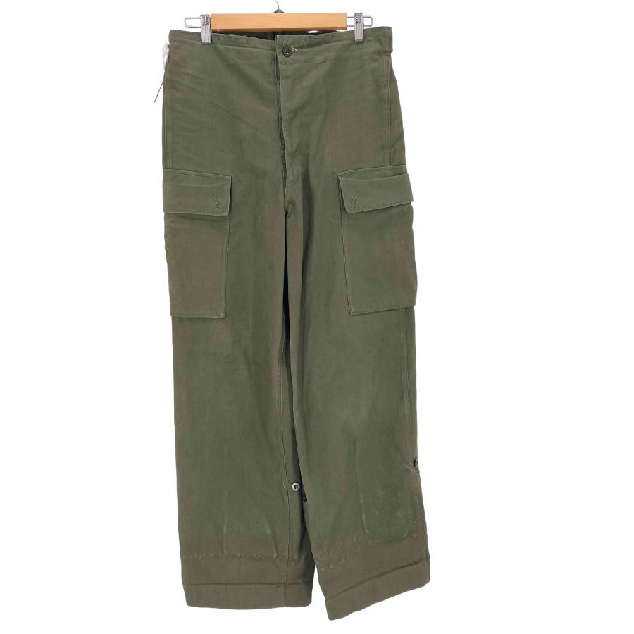 実物 USED オランダ軍 ダブルフェイス フィールド カーゴパンツ OD