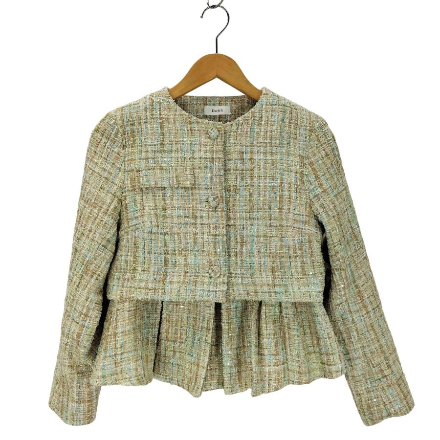 Darich Darich(ダーリッチ) ファンシーツイードショートジャケット  