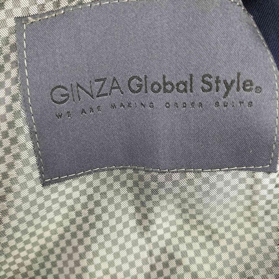 E.Z by Zegna ビンテージ加工 カウレザー テーラード ジャケット L 