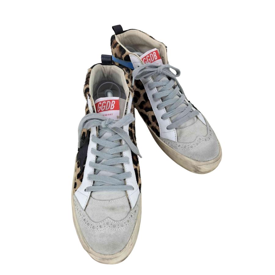 GOLDEN GOOSE GOOSE(ゴールデングース) Midstar sneakers レオパード 