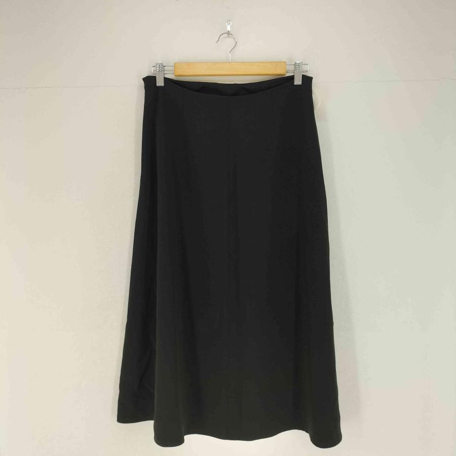 ドゥズィエム・クラス トリアセテート黒スカート USED