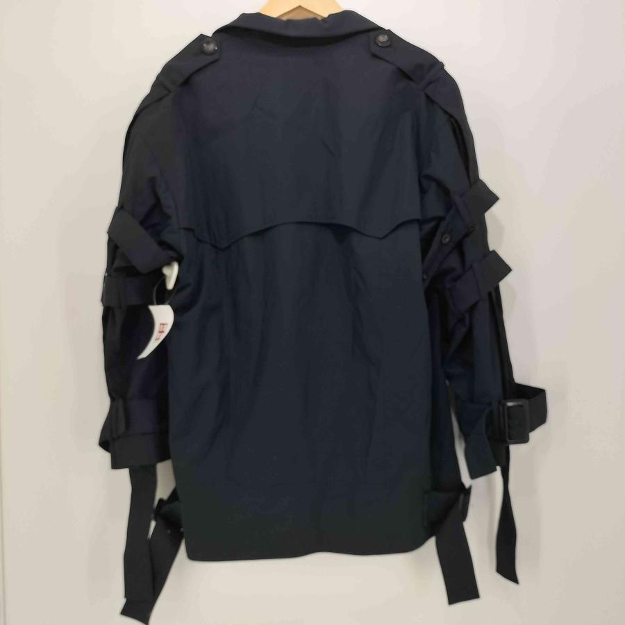 UN3D. UN3D.(アンスリード) ベルテッドショートトレンチコート