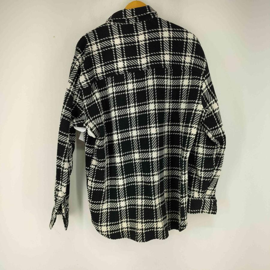 ZARA ZARA(ザラ) テクスチャードチェックオーバーシャツ メンズ