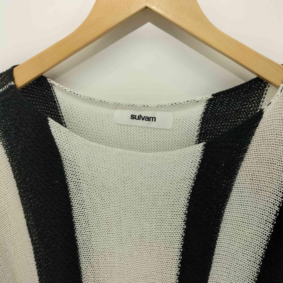 sulvam ストライプ ニットセーター sulvam sulvam(サルバム) 2020SS STRIPE KNIT ストライプニット