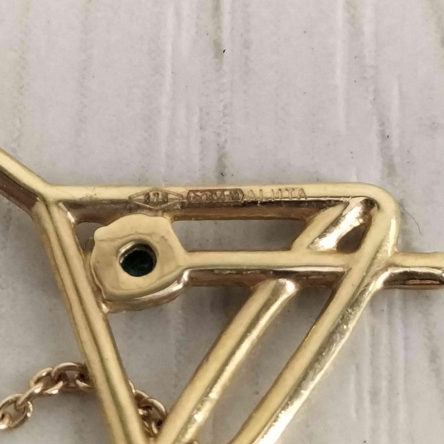 USED古着(ユーズドフルギ) {{ALIITA}}MARTINI エメラルド ネックレス 