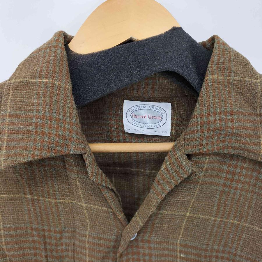 USED古着(ユーズドフルギ) 60S AWARD GROUP レーヨンブレンドチェック  
