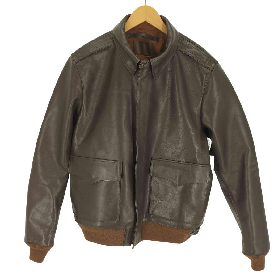 USED古着(ユーズドフルギ) SCAR カウレザー 牛革 A-2 フライト  
