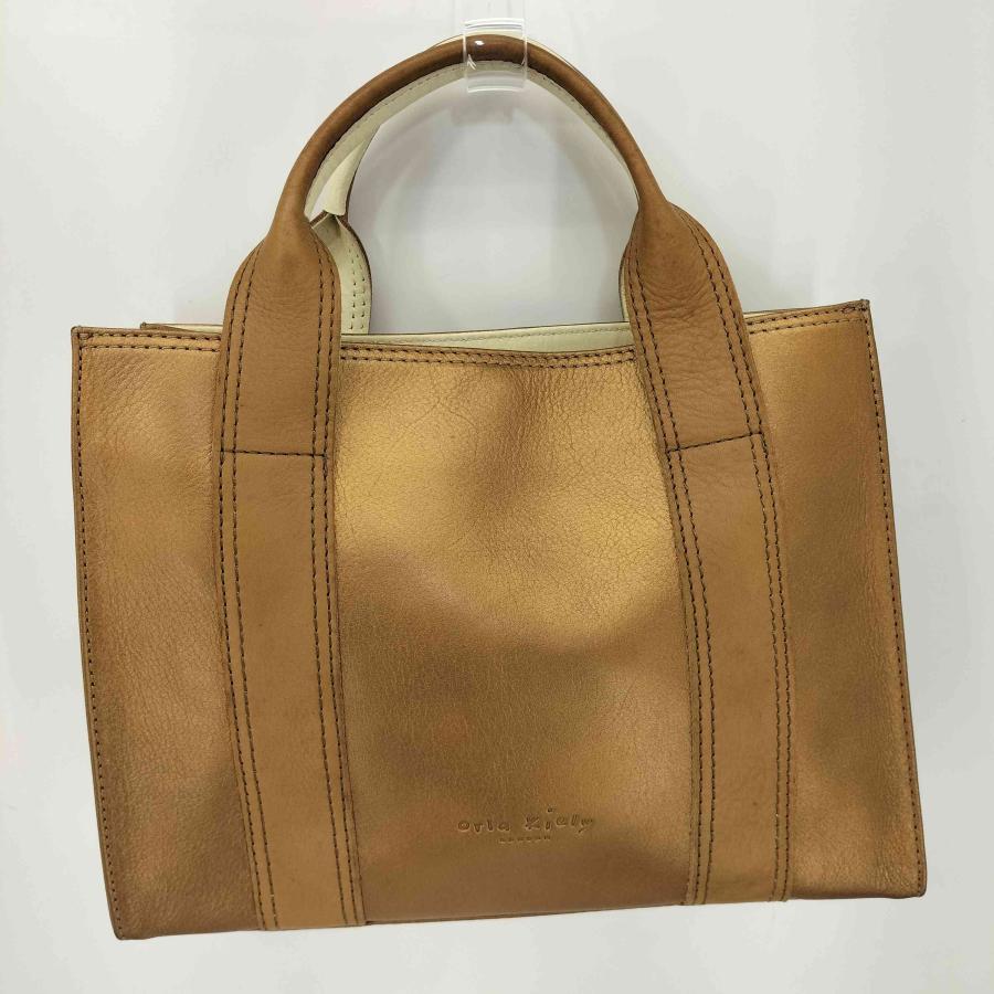 USED古着(ユーズドフルギ) orla kiely 総柄レザートートバッグ 