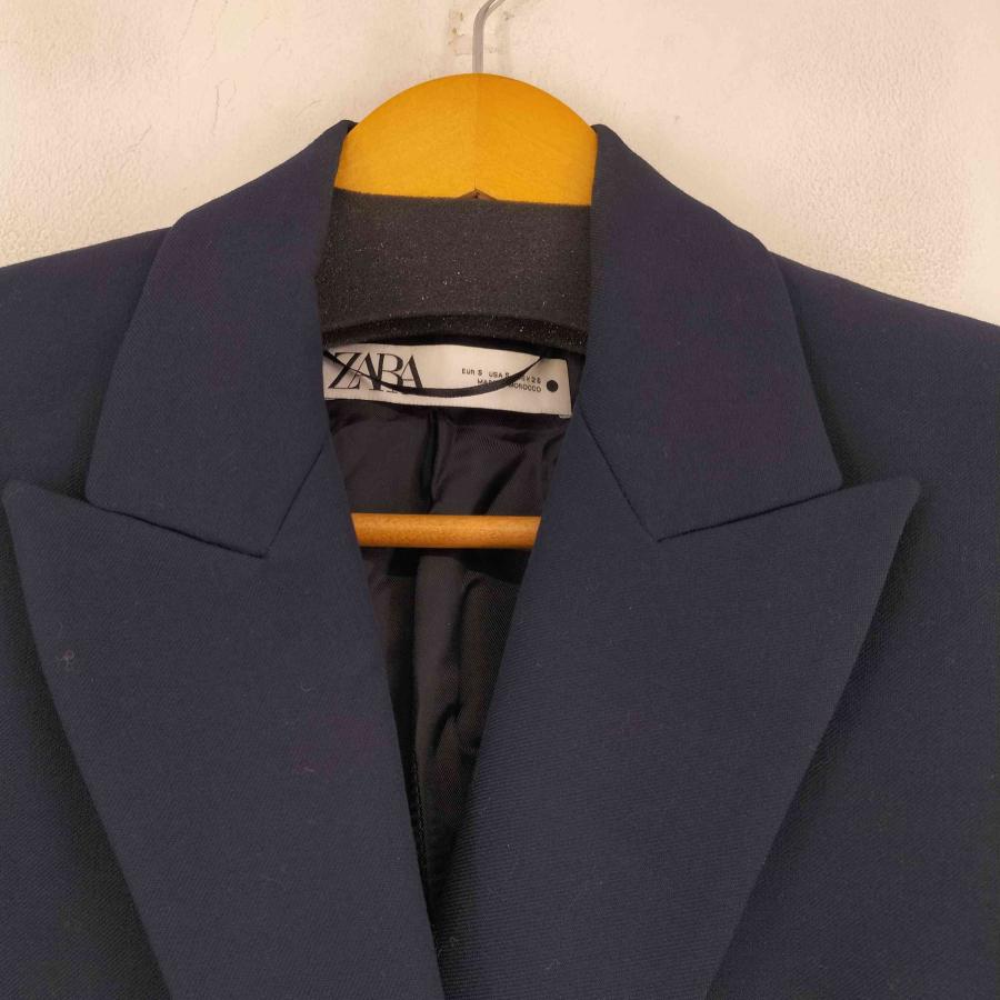 ZARA（ザラ） ダブルブレストブレザー 紺ブレ レディース S 中古 古着