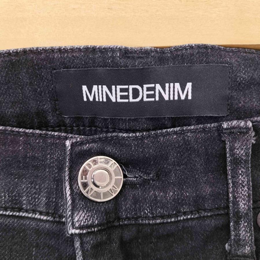 MINEDENIM（マインデニム） スキニーブラックデニムパンツ レディース
