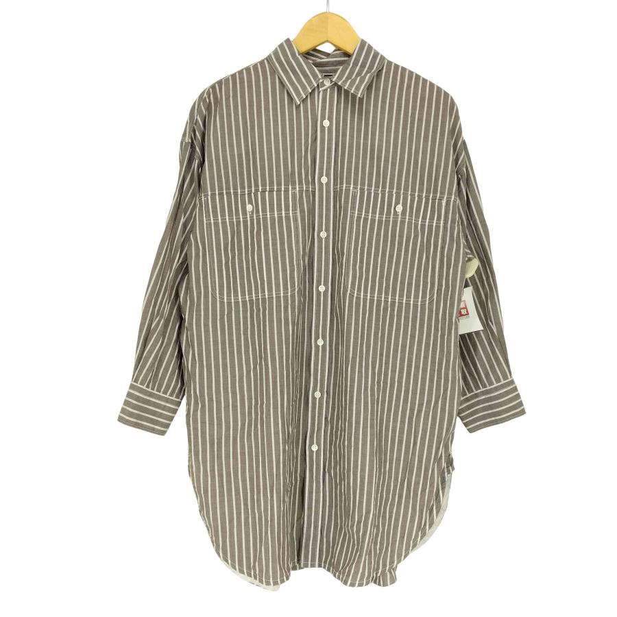 美品✨スピックアンドスパン　ボイルストライプロングルーズシャツ　ロングシャツ ≪WEB限定追加≫ボイルストライプロングルーズシャツ | スピック