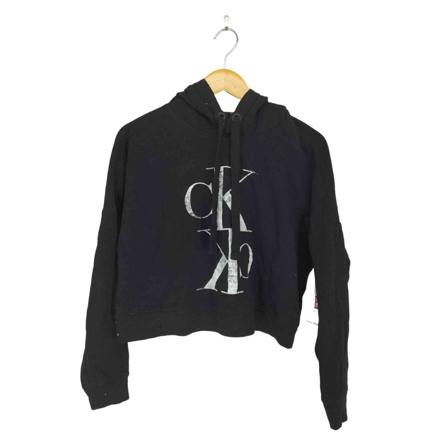 新品 Jeansカルバンクラインジーンズ 黒パーカー L Calvin Klein Jeans（カルバンクラインジーンズ） ロゴプリントプル