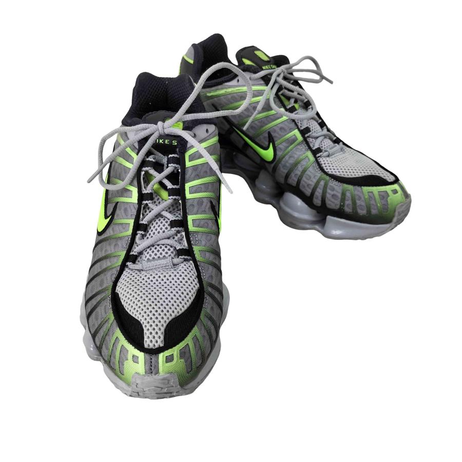 NIKE(ナイキ) SHOX TL WOLF GREY/LIME BLAST-BLACK メンズ JPN：26.5 【中古】【ブランド古着バズストア】 NIKE（ナイキ） SHOX TL WOLF GREY/LIME BLAST-BLACK メンズ JPN