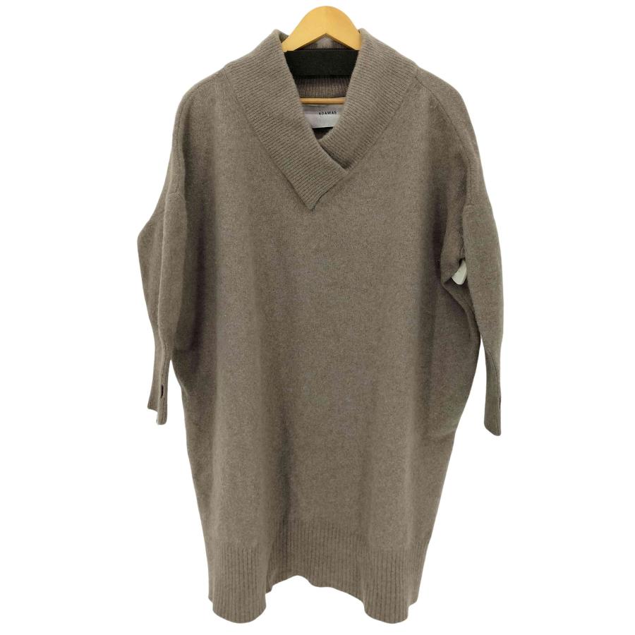 ADAWAS(アダワズ) 20AW CASHMERE BLENDED カシュクール ワンピース  