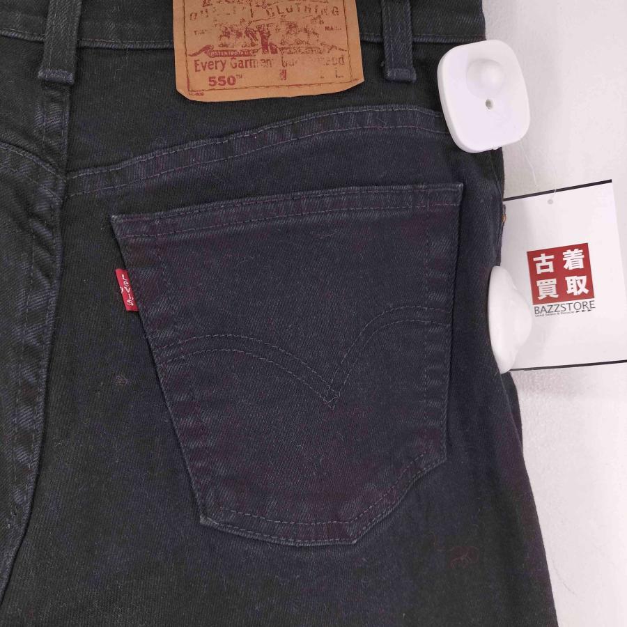 00s ブラジル製 美品 ブラックデニム リーバイス 550 W36 L32 Levi's Levis(リーバイス) 00s 550 ブラジル製 リラックス