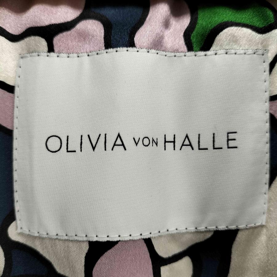 USED古着(ユーズドフルギ) OLIVIA VON HALLE Quilted silk-satin hooded jacket レディース 表記無 【中古】【ブランド古着バズストア】 USED古着(ユーズドフルギ) OLIVIA VON HALLE Quilted silk-satin h