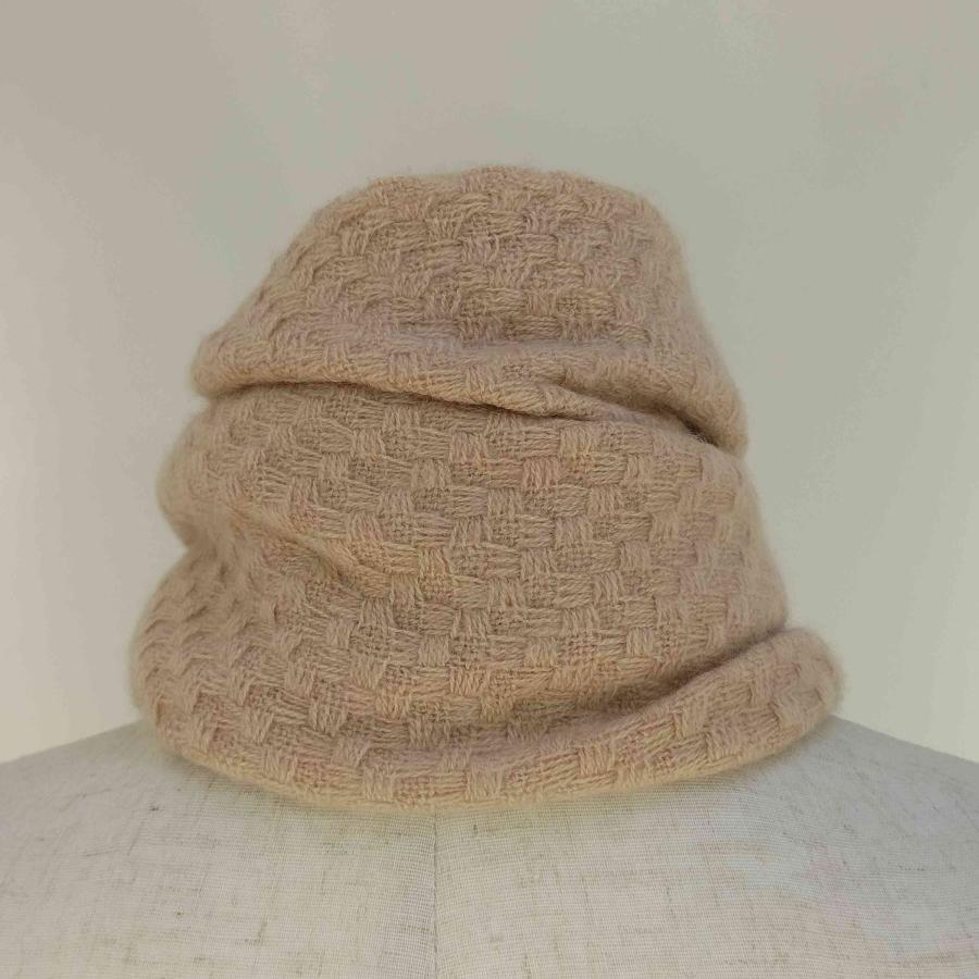 Chloe（クロエ） ロゴ刺繍 カシミヤ フリンジ マフラー ストール