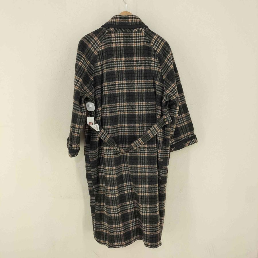 USED古着(ユーズドフルギ) OSCARICH チェック メルトンガウンコート