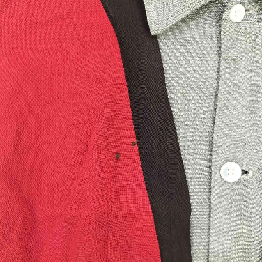 USED古着(ユーズドフルギ) 60s カラー切替ドレスシャツ 襟芯 メンズ 表記無 【中古】【ブランド古着バズストア】 USED古着(ユーズドフルギ) 60s カラー切替ドレスシャツ 襟芯 メンズ