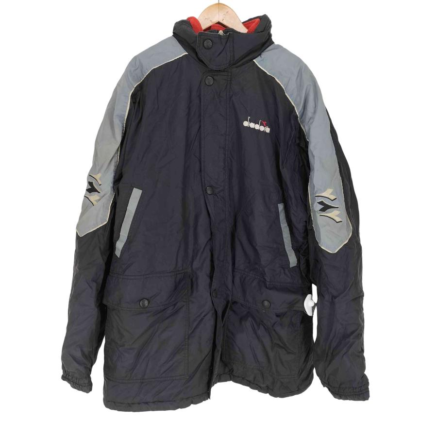 DIADORA（ディアドラ） 80~90S ロゴ刺繍中綿ハーフコート メンズ JPN