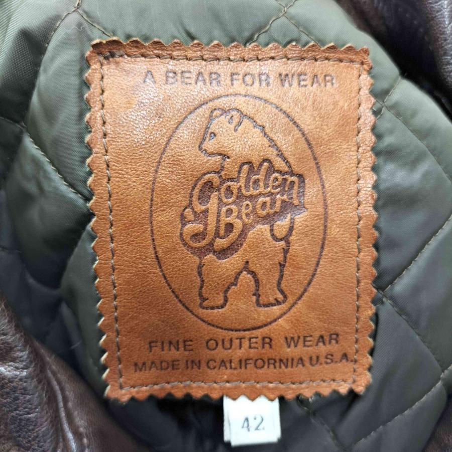 Golden Bear bear(ゴールデンベアー) 80-90S MADE IN USA 革タグ Golden Bear bear(ゴールデンベアー) 80-90S MADE IN USA 革タグ