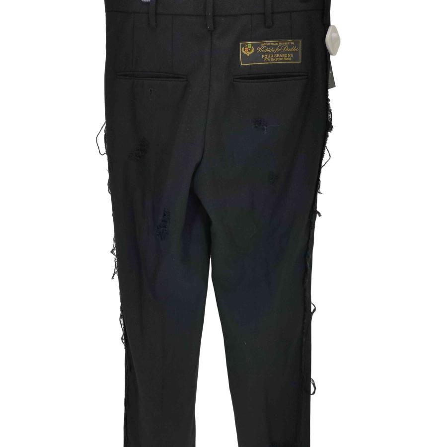 doublet(ダブレット) 22SS RECYCLE WOOL DAMAGED TROUSERS メンズ 中古 