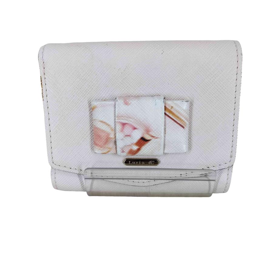 Luria4℃ Luria 4℃(ルリアヨンドシー) リボンデザイン三つ折り財布  