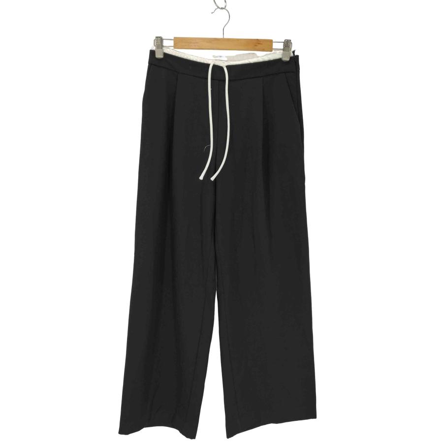 ZARA ZARA(ザラ) WIDE-LEGパンツ ダブルウエストバンド レディース S  