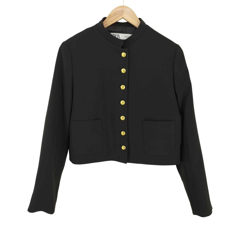 ZARA（ザラ） ZW Collection ボタンクロップドジャケット レディース
