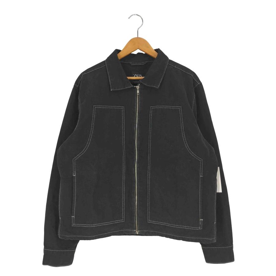 ZARA ZARA(ザラ) コントラスト トップステッチ ジャケット ZARA ZARA(ザラ) コントラスト トップステッチ ジャケット