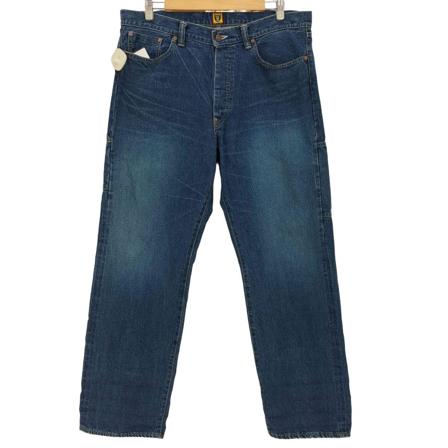 HUMAN MADE◇VINTAGE加工デニムペインターパンツ/M/コットン/IDG/無地