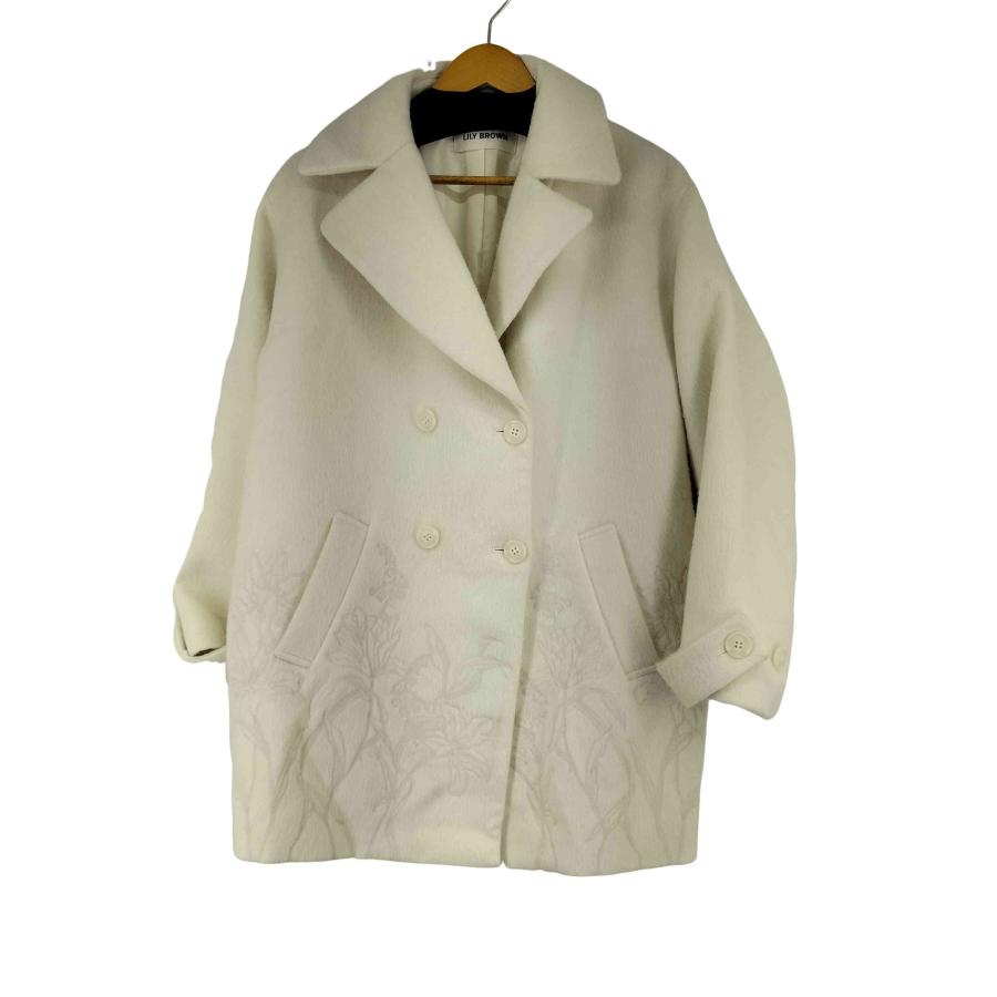 LILY BROWN エンブロイダリーコクーンコート